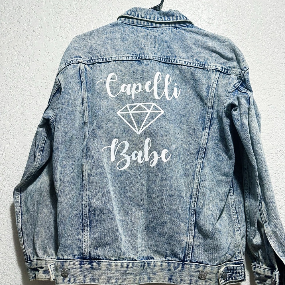 Vintage Y2K Wild Fable Blue Denim Jacket new without tags - Picture 7 of 11